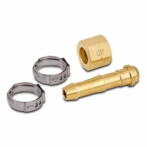 Cigweld CW692 10mm 5/8"-18 UNF LH  BlueJet Hose Connection Kit with Clips – image 2