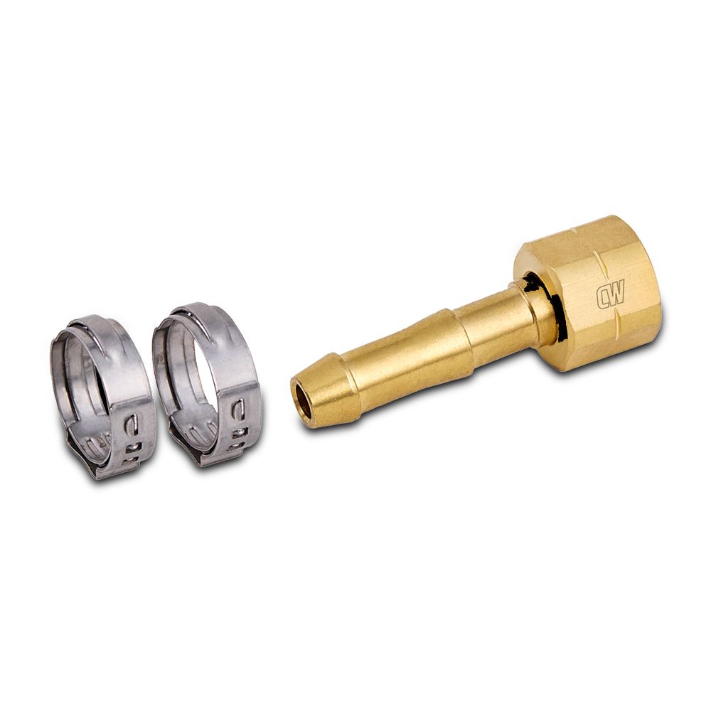 Cigweld CW692 10mm 5/8"-18 UNF LH  BlueJet Hose Connection Kit with Clips – image 3
