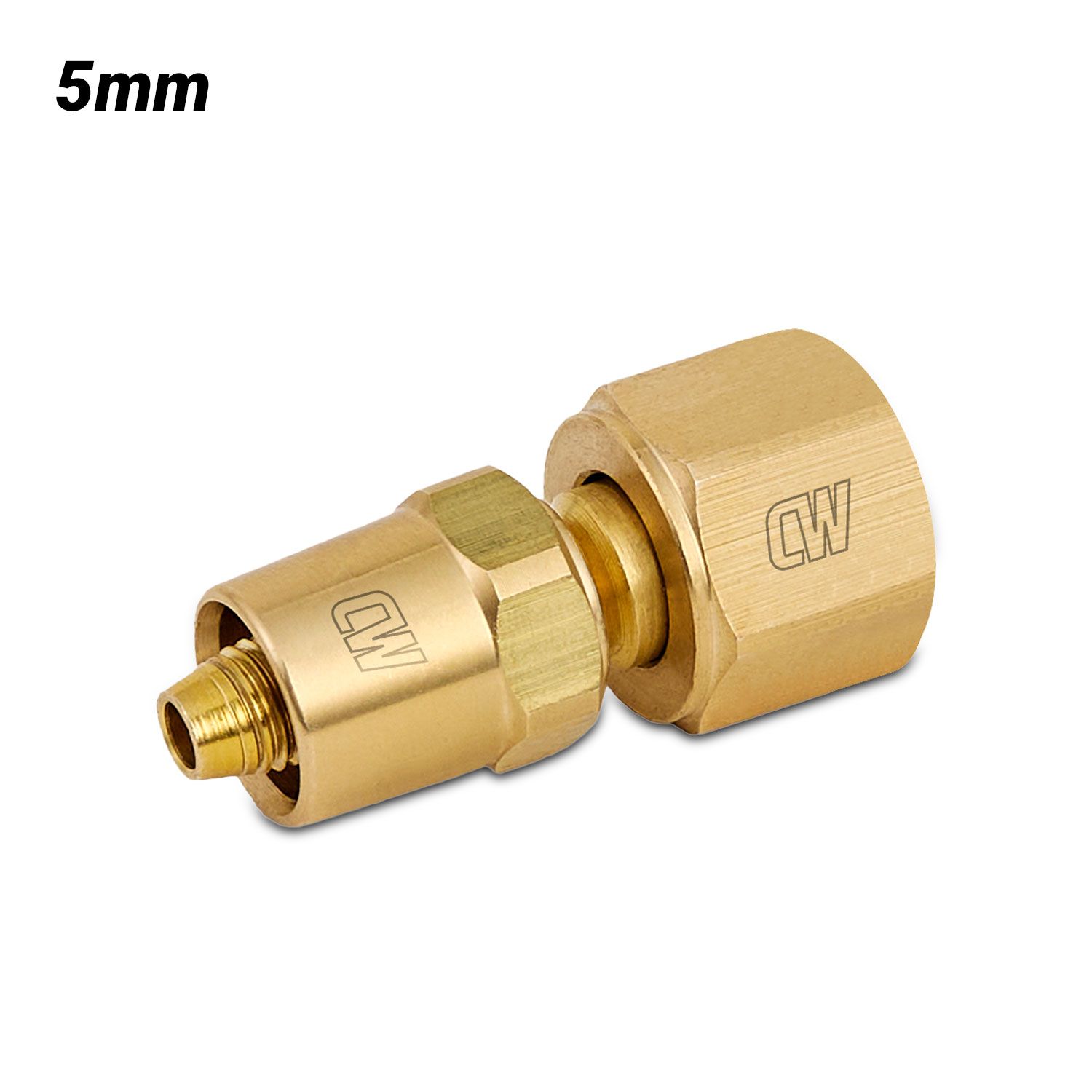 Cigweld CW112 5mm Screw Type BlueJet Hose Connection Kit - Type, 5/8"-18 UNF RH – image 1