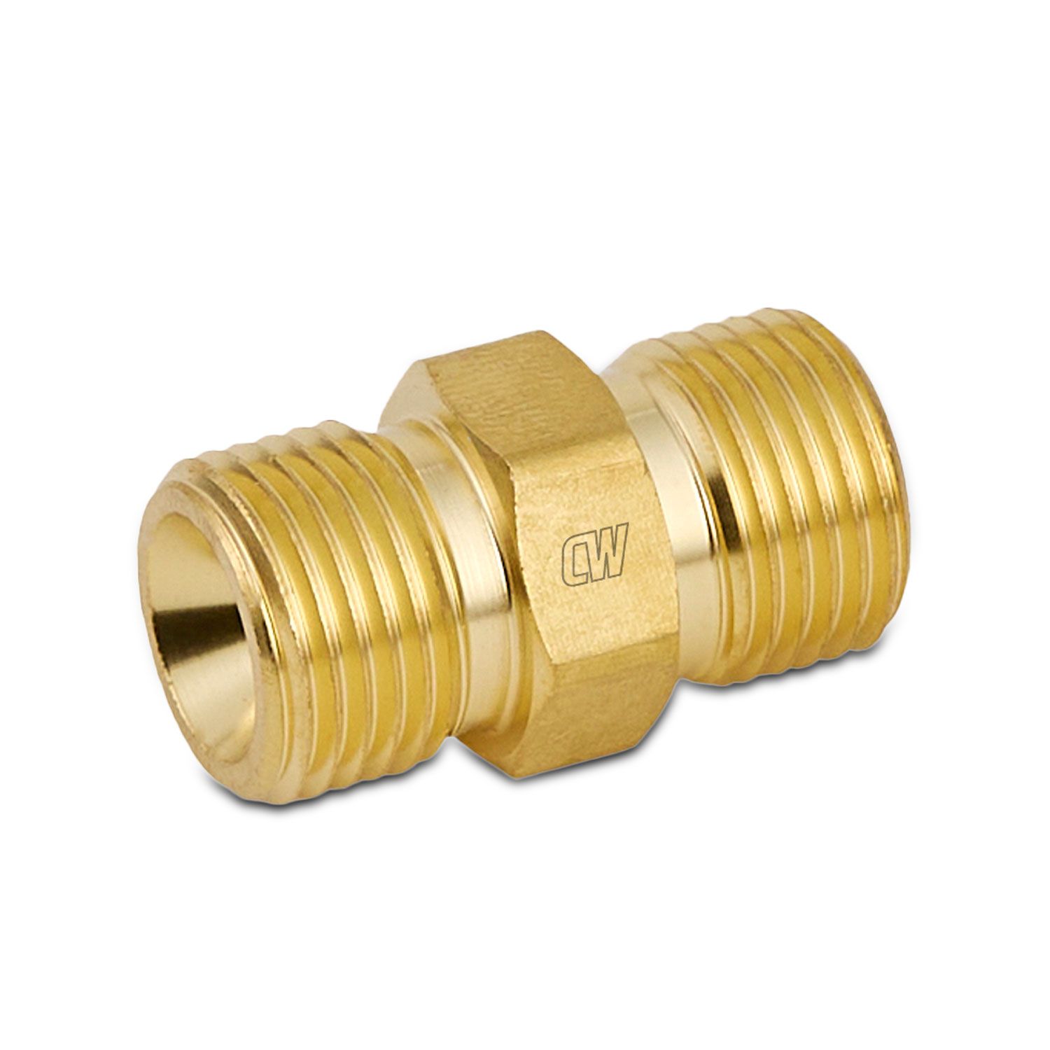 Cigweld CW34 BlueJet Hose Joiner, 5/8"-18 UNF RH Male Both Ends – image 2