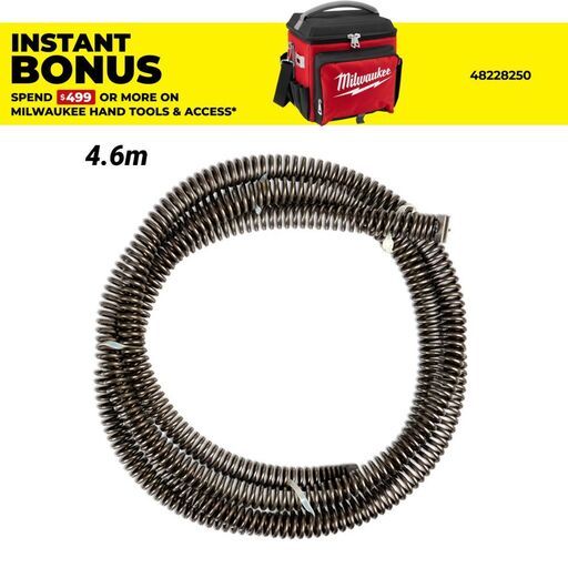 Milwaukee 48532851 2mm (1-1/4") x 4.6 m (15') All Purpose Open Wind Sectional Cable