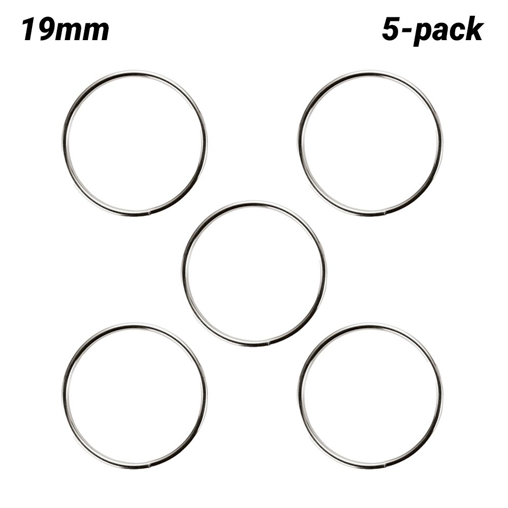 Milwaukee 48228880 5-Pack 19mm (3/4") 0.9kg (2lb) Split Ring Lanyard Attachment – image 2