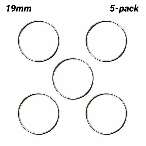 Milwaukee 48228880 5-Pack 19mm (3/4") 0.9kg (2lb) Split Ring Lanyard Attachment – image 2