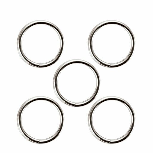 Milwaukee 48228883 5-Pack 50mm (2") 0.9kg (2lb) Split Ring Lanyard Attachment – image 4