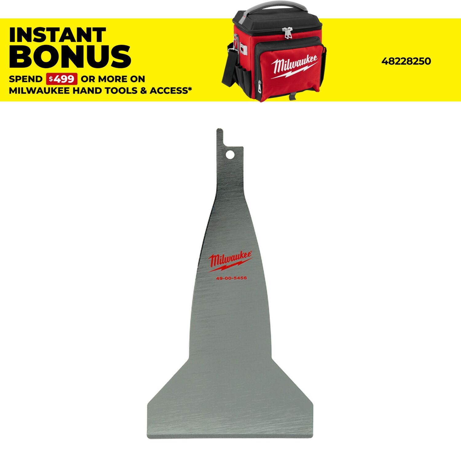 Milwaukee 49005456 76.2mm (3") SAWZALL & HACKZALL Scraper Blade – image 1