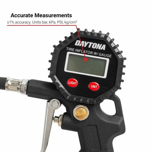 Daytona DDBTIG 150PSI Digital Pistol Grip Tyre Inflator Gauge – image 2