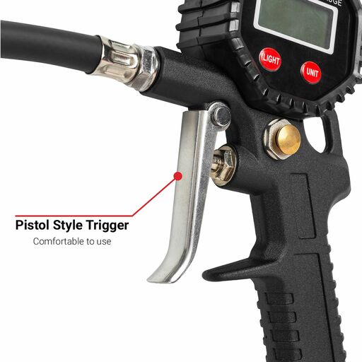 Daytona DDBTIG 150PSI Digital Pistol Grip Tyre Inflator Gauge – image 3