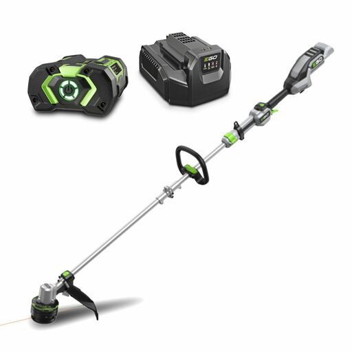 EGO ST1611E-T 56V 2.5Ah Li-ion Cordless Brushless POWER+ 400mm PowerLoad Line Trimmer with Carbon Fibre Shaft Combo Kit