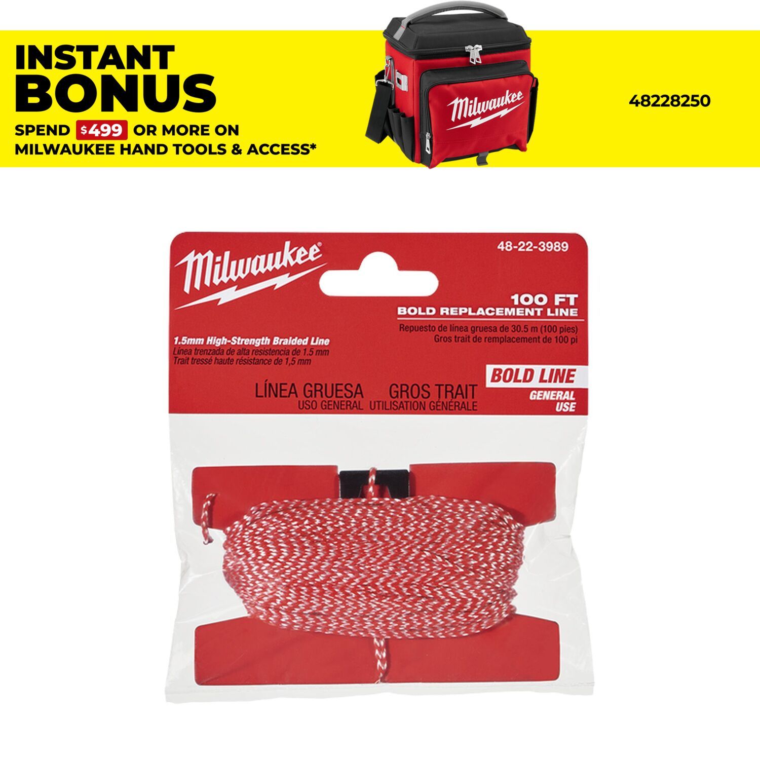 Milwaukee 48223989 30m Bold Replacement Line – image 1