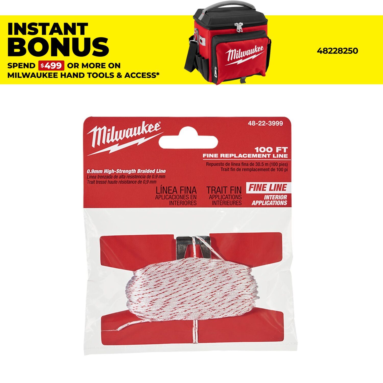 Milwaukee 48223999 30m Fine Replacement Line – image 1