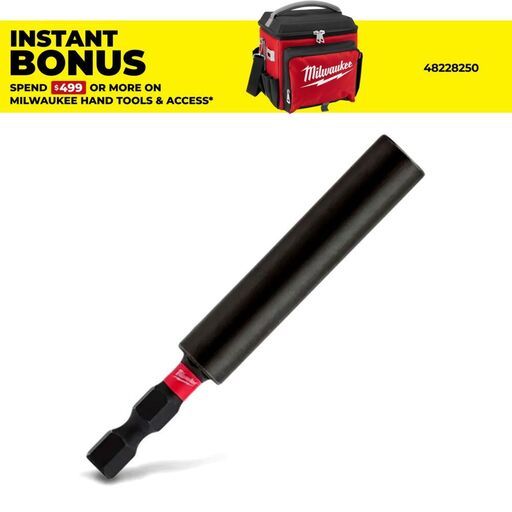 Milwaukee 48324503 75mm (3") SHOCKWAVE Magnetic Bit Tip Holder