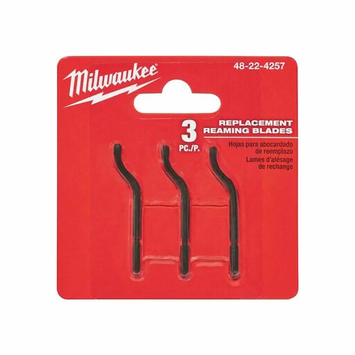 Milwaukee 48224257 3-Pack Replacement Reaming Blades – image 4