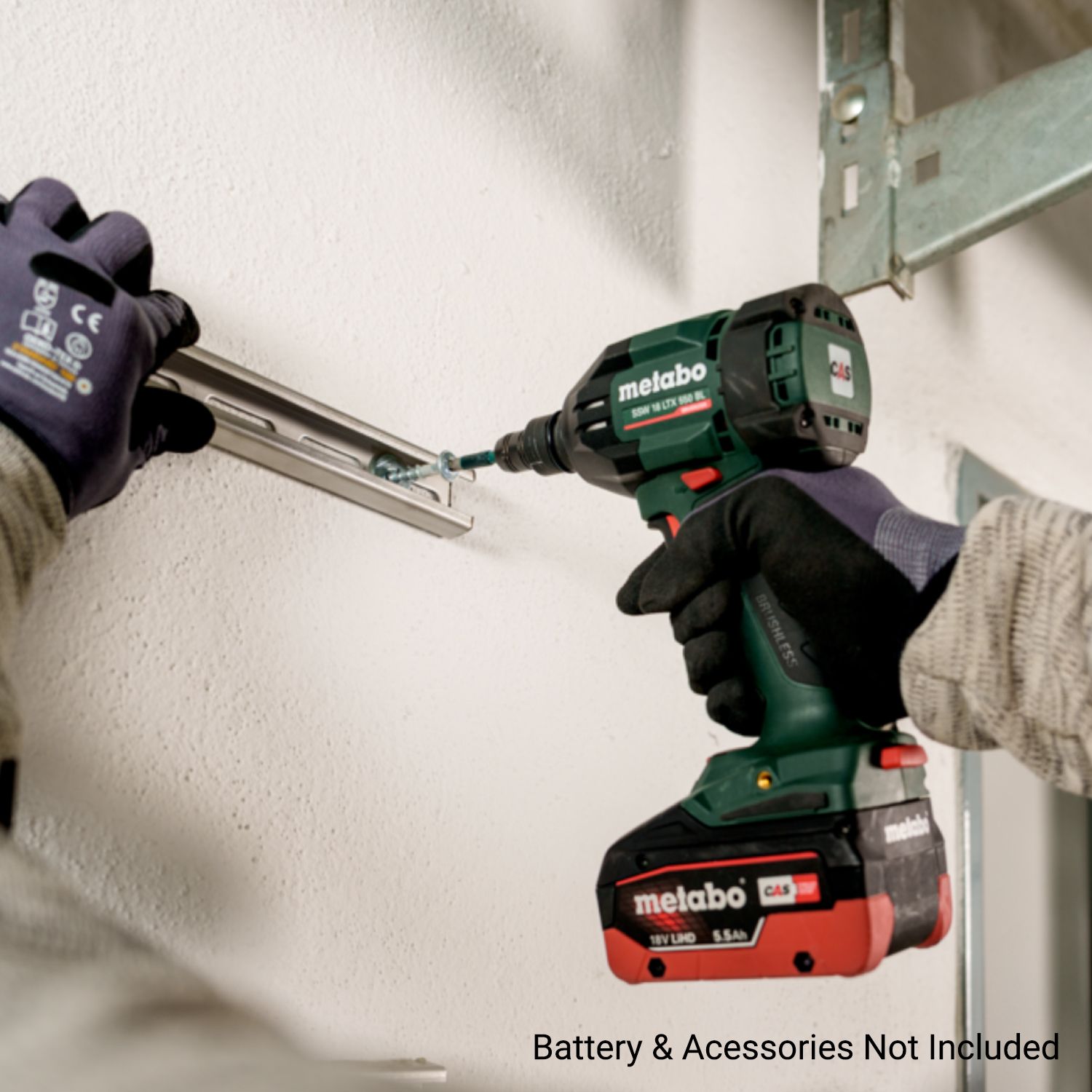 Metabo SSW 18 LTX 550 BL (602404850) 18V Li-ion Cordless Brushless 1/2" Drive 550Nm Impact Wrench - Skin Only – image 5