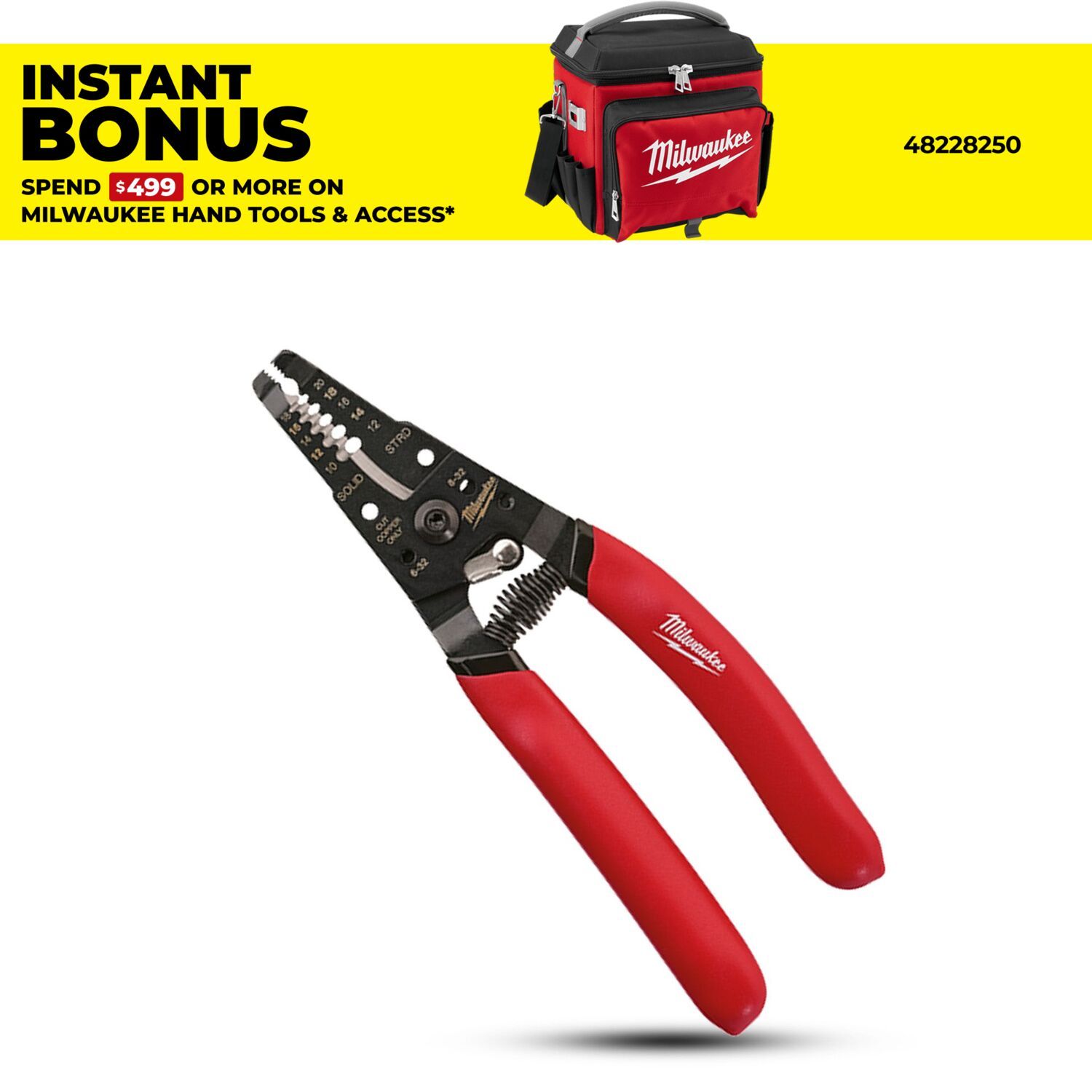 Milwaukee 48226109 Wire Stripper for Solid and Stranded Wire – image 1