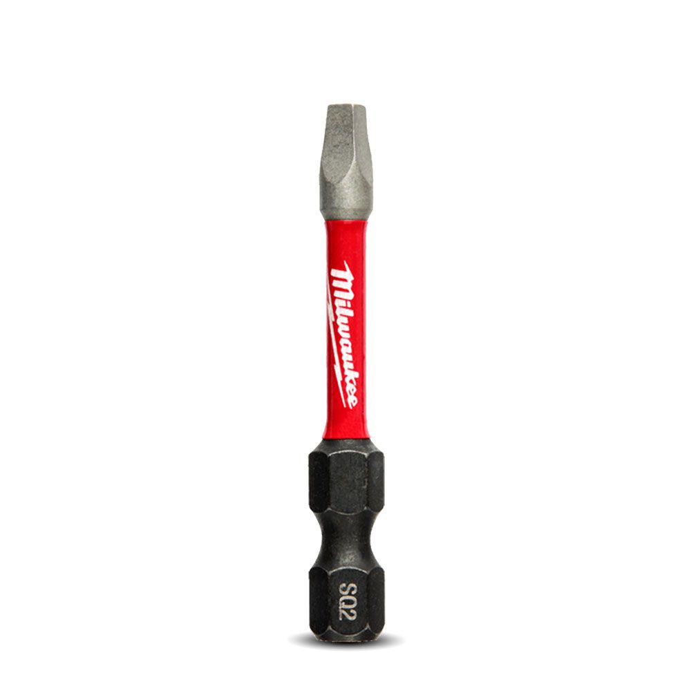 Milwaukee 48324606 5-Pack #2 50mm (2") SHOCKWAVE Power Bit Square Recess – image 5