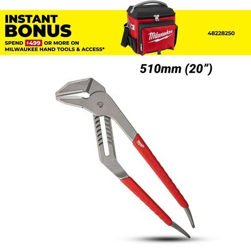 Milwaukee 48226320 510mm (20") Straight Jaw Pliers