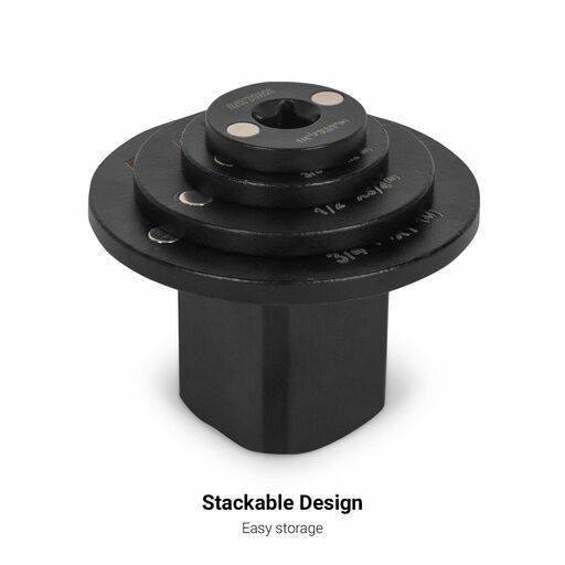 Daytona DISAS4 4pce Low Profile Impact Socket 1/4" - 1" Adaptor Set – image 4
