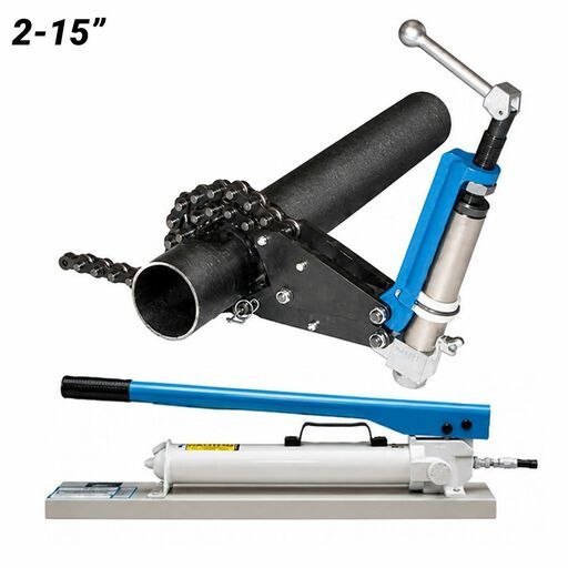 PlumBOSS WR-299015 2"-15" Capacity Wheeler-Rex Hydraulic Pipe Cutter