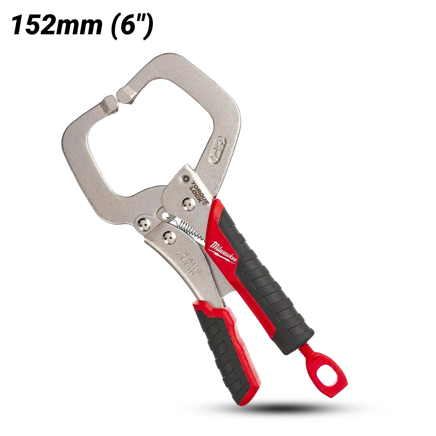 Milwaukee 48223632 152mm (6") TORQUE LOCK C-Clamp  Regular Jaw Locking Pliers – image 2