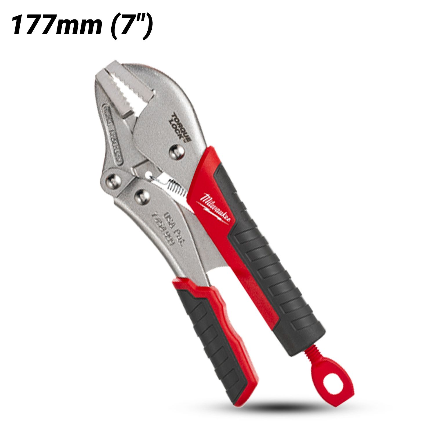 Milwaukee 48223807 178mm (7") TORQUE LOCK Straight Jaw Locking Pliers Durable Grip – image 2