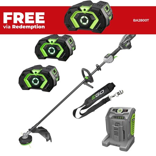 EGO STX4504-2 56V POWER+ 5.0Ah Li-ion 450mm (18") Commercial Brushless Cordless Line Trimmer Combo Kit
