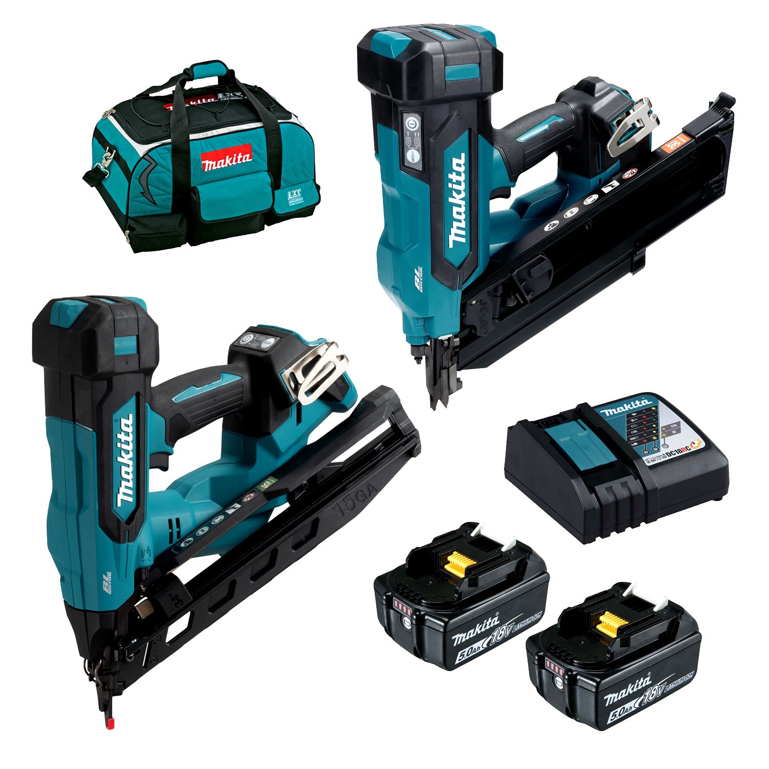Makita DLX2526T 18V 5.0Ah Li-ion Cordless Brushless 2pce Combo Kit – image 1