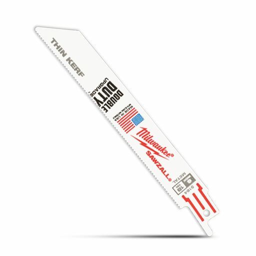 Milwaukee 48016184 50-Pack 150mm (6") 18TPI Thin Kerf SAWZALL Metal Reciprocating Blades – image 5