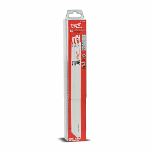 Milwaukee 48016189 50-Pack 300mm (12") 12TPI Ti=hin Kerf SAWZALL Metal Reciprocating Blades – image 6