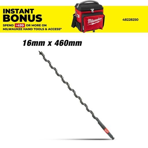 Milwaukee 48136756 16mm x 460mm SHOCKWAVE Power Utility Auger