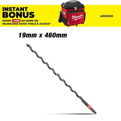 Milwaukee 48136759 19 x 460mm SHOCKWAVE Power Utility Auger