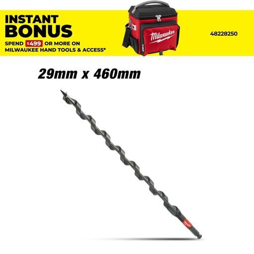 Milwaukee 48136769 29mm x 460mm SHOCKWAVE Power Utility Auger