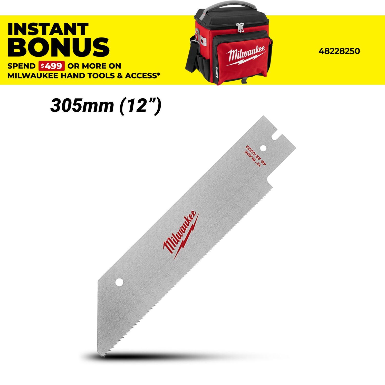 Milwaukee 48220222 305mm (12") PVC Saw Replacement Blade – image 1