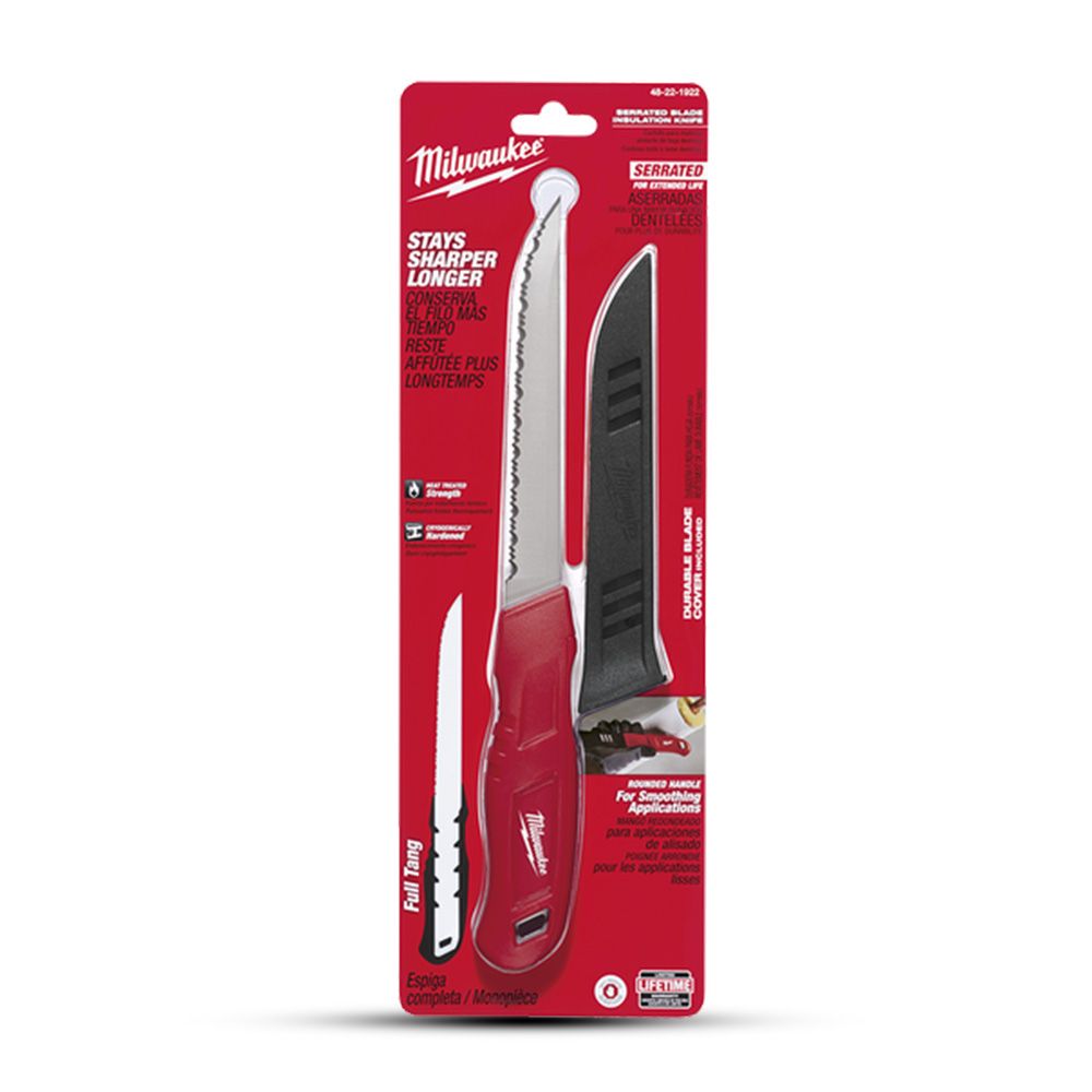Milwaukee 48221922 Serrated Blade Insulation Knife – image 5