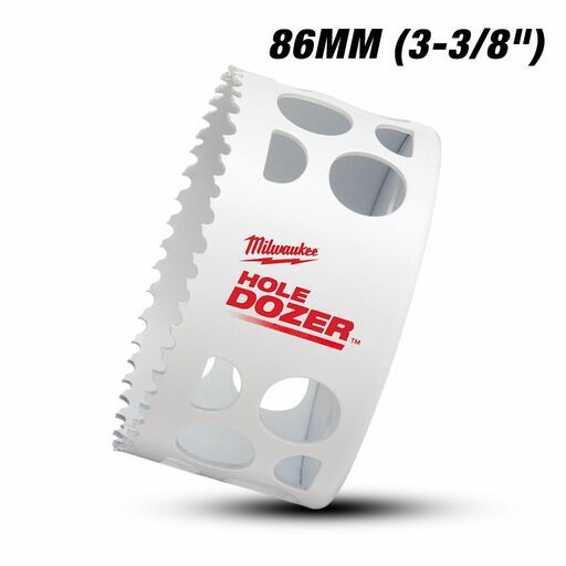 Milwaukee 49560187 86mm (3-3/8") HOLE DOZER Bi-Metal Hang Sell Hole Saw – image 2