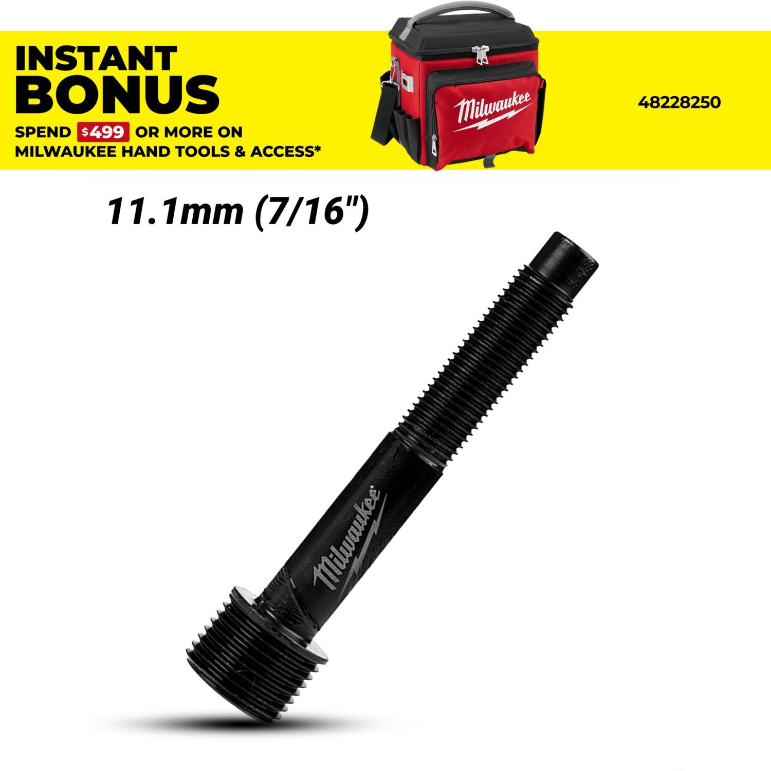 Milwaukee 49162680 11.1mm (7/16") EXACT Draw Stud – image 1