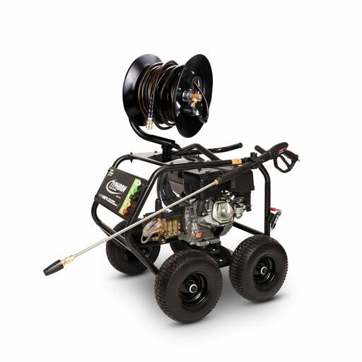 Typhoon TPR4500+SPR30 15HP 4500PSI Petrol Pressure Washer With Turbo Head w/ 30M High Pressure Hose Reel With Fittings – image 2