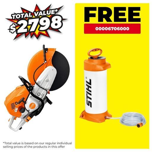 STIHL TS 910i (TB010112824) 6.2kW 400mm (16") CUTQUIK Petrol Cut-Off Machine TS910I TS 910i