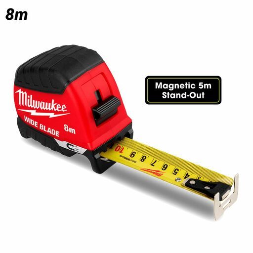 Milwaukee 4932499209T 8m Wide Blade Magnetic Tape Measure – image 2