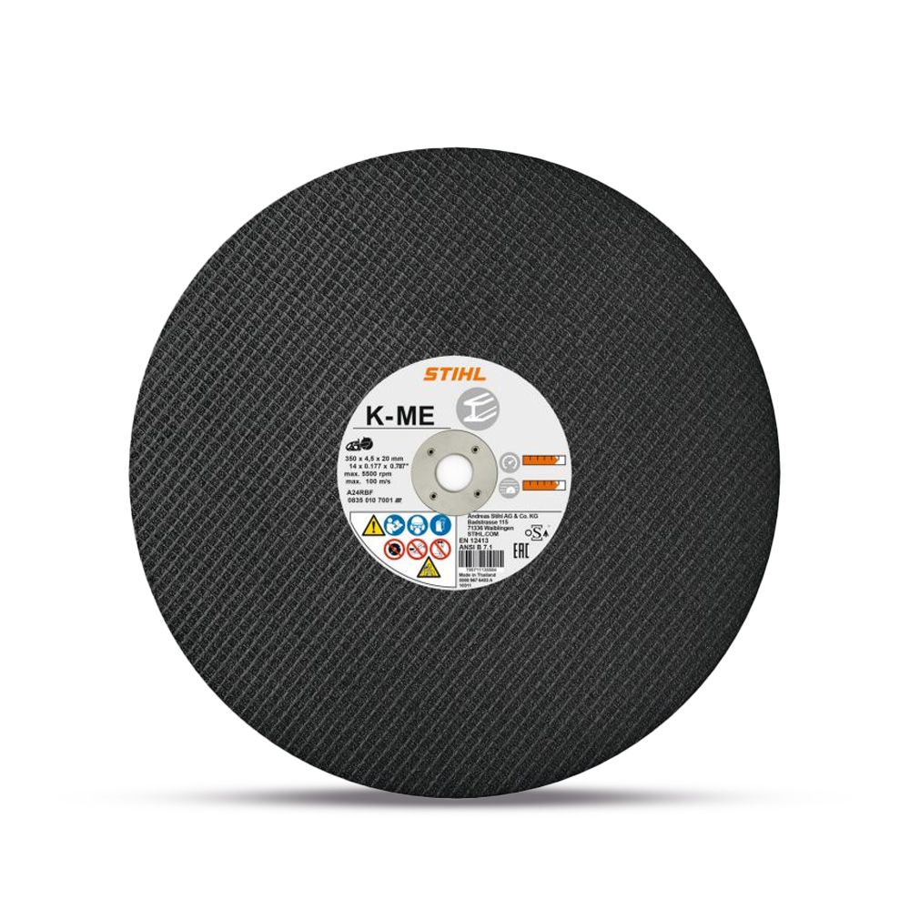 STIHL K-ME350 (08350107001) 350mm (14") x 20mm ID Abrasive Cutting Disc - Steel – image 1