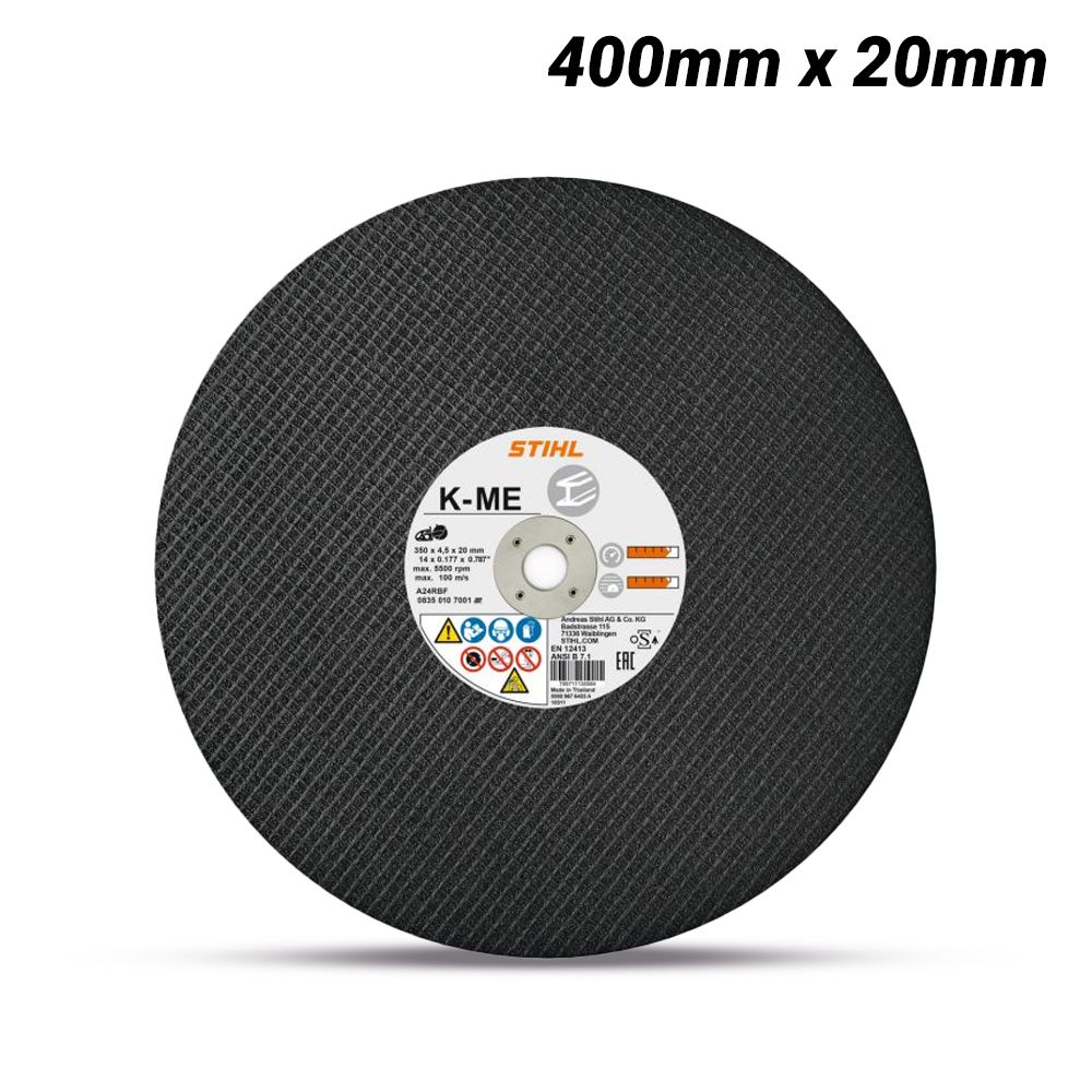STIHL K-ME400 (08350107006) 400mm (16") x 20mm ID Abrasive Cutting Disc - Steel – image 1