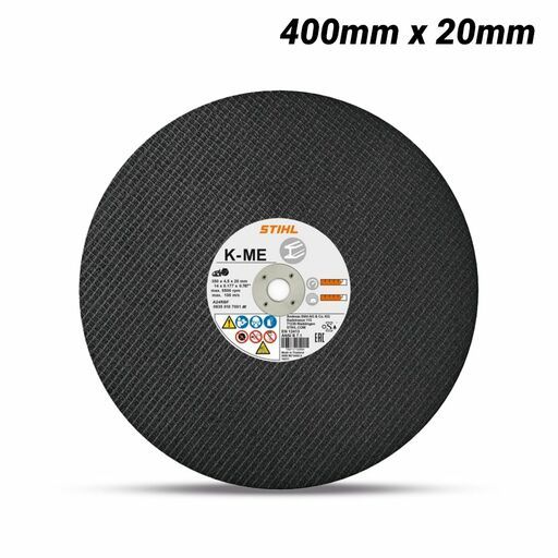 STIHL K-ME400 (08350107006) 400mm (16") x 20mm ID Abrasive Cutting Disc - Steel