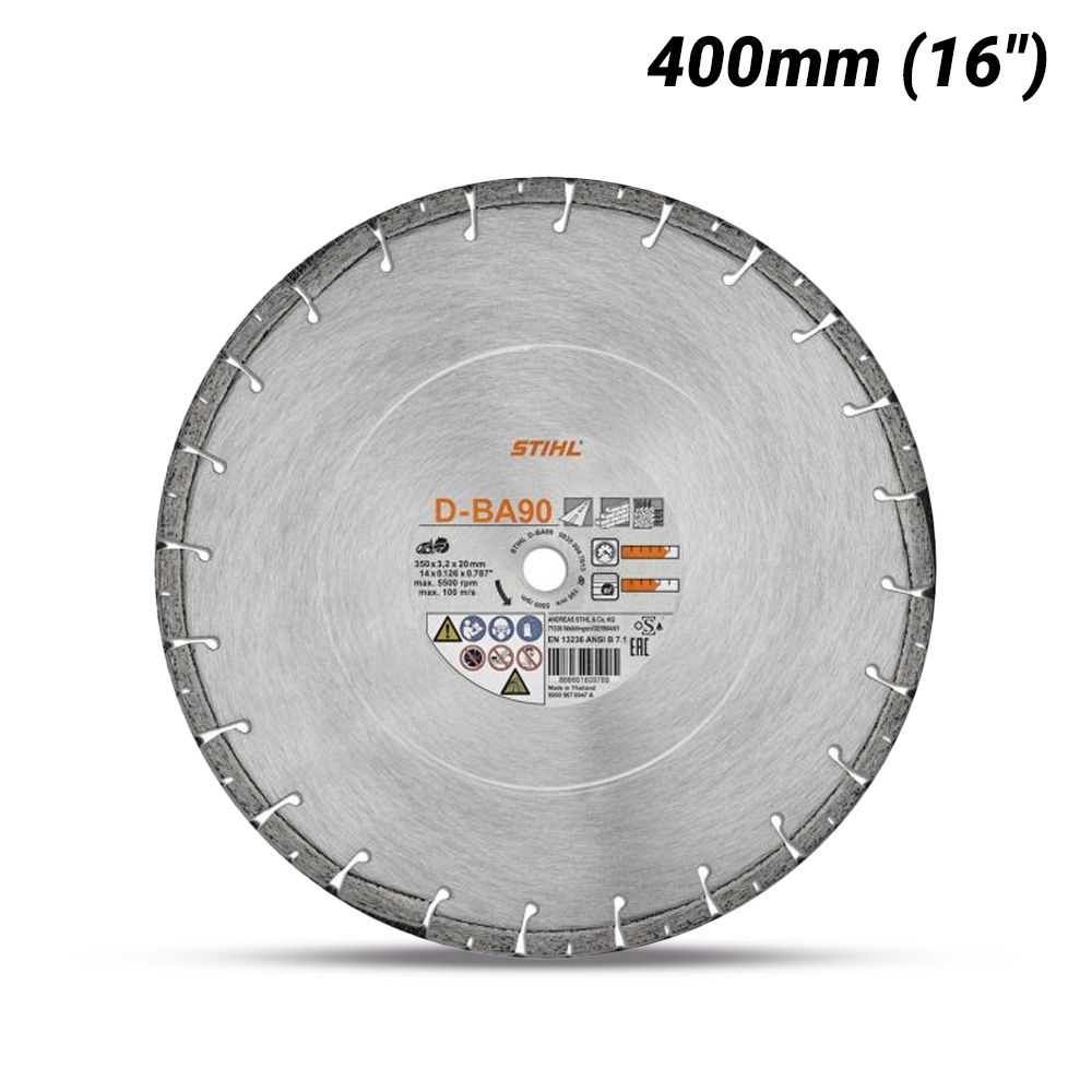 STIHL D-BA90 (08350947014) 400mm (16") Diamond Cutting Blade - Concrete / Asphalt (BA) – image 1