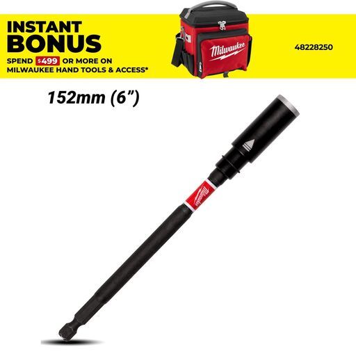 Milwaukee 48327904 152mm (6") SHOCKWAVE Screw Engaging Magnetic Bit Holder