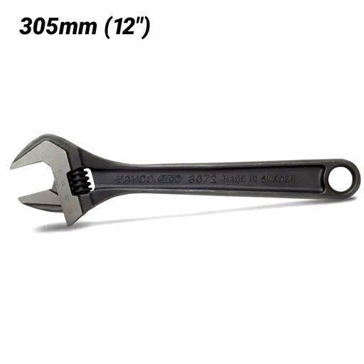 Bahco 8073 305mm Central Nut Adjustable Wrench with Phosphate Finish