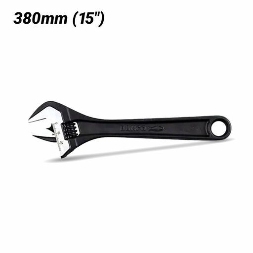 Bahco 8074 380mm Central Nut Adjustable Wrench with Phosphate Finish