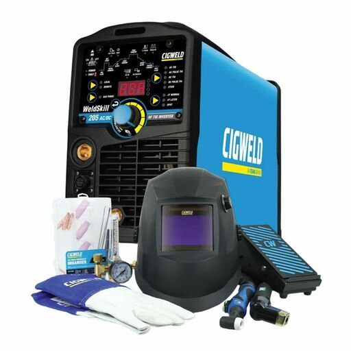 Cigweld 800205 Weldskill 205 AC/DC 5pce PowerPack Combo Kit – image 2