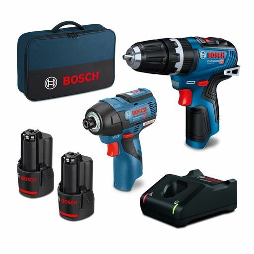 Bosch 0.615.990.N4L 12V 3.0Ah Li-ion Cordless Brushless 2pce Combo Kit
