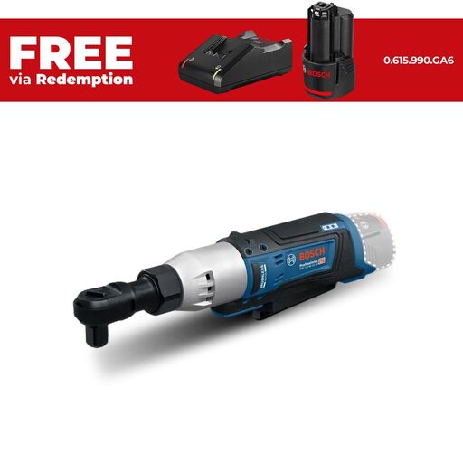 Bosch GRC 12V-60 1/2 SN Professional (0.601.9N8.500) 12V Li-ion Professional Cordless Brushless 1/2" Drive Right Angle Ratchet Wrench - Skin Only