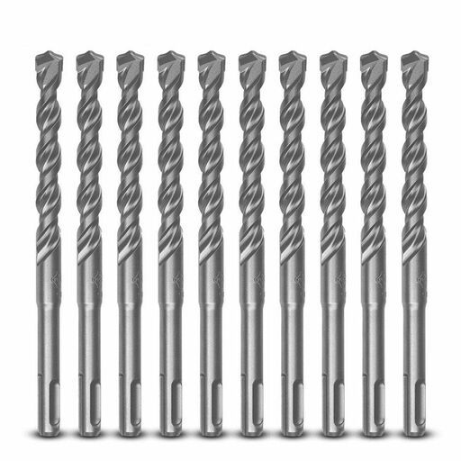 Milwaukee 4932352520 10-Pack 5mm x 160mm SDS Plus M2 2-Cut Drill Bit – image 4