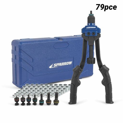 Sparrow SINRK14 79pce Heavy Duty 14" Industrial Riveter Nut Kit